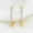 Load image into Gallery viewer, Small Diamond Plug Earrings, 14K Solid Gold, Natural Diamonds, Gift For Her

