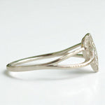 Load image into Gallery viewer, Heart Infinity Diamond Ring, 14k Solid Gold, Natural Diamonds, Promise Ring, , Everyday Stackable Jewelry Gift For Her
