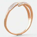 Load image into Gallery viewer, Diamond Cuff Ring, 14K Solid Gold, Promise Ring, Natural Diamonds, , Everyday Jewelry Gift For Her
