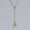 Load image into Gallery viewer, Personalized Initial Lariat Necklace, 14k Solid Gold Diamond Letter, Natural Diamonds, Custom Name Initial Jewelry, Minimalist

