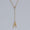 Load image into Gallery viewer, Personalized Initial Lariat Necklace, 14k Solid Gold Diamond Letter, Natural Diamonds, Custom Name Initial Jewelry, Minimalist
