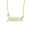 Load image into Gallery viewer, Believe Diamond Necklace, 14k Solid Gold, Natural Diamonds, Handcrafted Word Jewelry, Script Letter Necklace, Minimalistic Everyday Necklace
