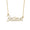 Load image into Gallery viewer, Believe Diamond Necklace, 14k Solid Gold, Natural Diamonds, Handcrafted Word Jewelry, Script Letter Necklace, Minimalistic Everyday Necklace
