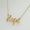 Load image into Gallery viewer, Hope Word Diamond Pendant Necklace, 14k Solid Gold, Natural Diamonds, Script Letter Affirmation Chain  Necklace, Stackable Everyday Jewelry
