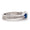 Load image into Gallery viewer, Solitaire Blue Sapphire Diamond Ring, Monica&#39;s Ring from F.R.I.E.N.D.S, 14K Solid Gold, Natural Diamonds, Gemstone Jewelry, Gift for her
