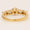 Load image into Gallery viewer, Engagement Diamond Ring, 14k Solid Gold, Round and Baguette Natural Diamond, Proposal Wedding Gift, Bar Setting Bridal Jewelry, Gift For Her
