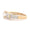 Load image into Gallery viewer, 14k Solid Gold Engagement Ring, Solitaire Diamond Ring, Split Shank, Double band, Natural Diamonds, Wedding Bridal Jewelry, Gift for her
