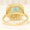 Load image into Gallery viewer, Princess Cut Halo Emerald Gemstone Diamond Ring, 14k Solid Gold, Natural Diamonds, Birthstone rings, Proposal Ring, Gift For Her
