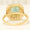 Load image into Gallery viewer, Princess Cut Halo Emerald Gemstone Diamond Ring, 14k Solid Gold, Natural Diamonds, Birthstone rings, Proposal Ring, Gift For Her
