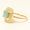 Load image into Gallery viewer, Princess Cut Halo Emerald Gemstone Diamond Ring, 14k Solid Gold, Natural Diamonds, Birthstone rings, Proposal Ring, Gift For Her
