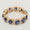 Load image into Gallery viewer, Pear Blue Sapphire Diamond Ring, 14k Solid Gold, Natural Diamonds, Eternity Band, Prong Gemstone Ring, Stacking Gold Band, Halo Setting Ring
