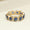 Load image into Gallery viewer, Pear Blue Sapphire Diamond Ring, 14k Solid Gold, Natural Diamonds, Eternity Band, Prong Gemstone Ring, Stacking Gold Band, Halo Setting Ring
