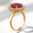 Load image into Gallery viewer, Oval Ruby Diamond Ring, 14k Solid Gold, Natural Diamonds, Cocktail Ring, Gemstone Halo Jewelry, Statement Ring, Gift For Her
