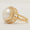 Load image into Gallery viewer, Pearl Halo Diamond Ring, 14K Solid Gold, Natural Diamonds, Gemstone Cocktail Ring, Birthstone Statement Jewelry, Gift for her
