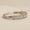 Load image into Gallery viewer, Square Halo Diamond Bracelet, 14k Solid Gold, Natural Diamonds, Illusion Cocktail Bangle, Baguette Pave Jewelry, Bridal Statement Jewelry
