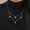 Load image into Gallery viewer, Layered Floral Diamond Necklace, 14k Solid Gold, Natural Diamonds, Floral Petal Setting Jewelry, Double Chain Necklace, Staement Jewelry
