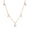 Load image into Gallery viewer, Starburst Diamond Station Necklace, 14k Solid Gold, Natural Diamonds, Stacking Minimalist Necklace, Dangling Charm Jewelry, Everyday Wear

