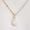 Load image into Gallery viewer, Halo Teardrop Diamond Necklace, 14k Solid Gold, Natural Diamonds, Cluster Set Bridal Chain Pendant, Minimalist Stacking Jewelry
