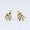 Load image into Gallery viewer, Kids Unicorn Diamond Stud Earrings, 14k Solid Gold, Natural Diamonds, Kids Jewelry, Gift for toddlers, girls, and kids Gift For Her
