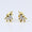 Load image into Gallery viewer, Kids Unicorn Diamond Stud Earrings, 14k Solid Gold, Natural Diamonds, Kids Jewelry, Gift for toddlers, girls, and kids Gift For Her

