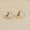 Load image into Gallery viewer, Kids Minnie Mouse Diamond Earrings, 14k Solid Gold, Natural Diamonds, Disney Inspired Studs, Gift for toddlers/girls/kids
