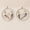 Load image into Gallery viewer, Mother Child Stud Earrings, 14k Solid Gold, Natural Diamonds, Eternity Bond Statement Earrings, Circle Geometric Jewelry
