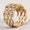Load image into Gallery viewer, Criss Cross Diamond Ring, 14k solid gold, Natural Diamonds, Wedding Broad Band, Cocktail Statement Ring, Wide Band Ring, Gift For Her
