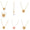 Load image into Gallery viewer, Personalized Medallion Initial Diamond Necklace, 14k Solid Gold, Natural Diamonds, Minimalist Custom Jewelry, Stacking Letter Charm Necklace
