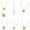 Load image into Gallery viewer, Personalized Medallion Initial Diamond Necklace, 14k Solid Gold, Natural Diamonds, Minimalist Custom Jewelry, Stacking Letter Charm Necklace
