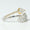 Load image into Gallery viewer, Pear Leaf Diamond Ring, 14k Solid Gold, Natural Diamonds, Cluster Split Jewelry, Open Wrap Two Tone  Band, Statement Cocktail Jewelry
