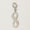Load image into Gallery viewer, Infinity Diamond Charm, 14k Solid Gold, Natural Diamonds, Everyday Stacking Necklace, Geometric Minimal Loop Pendant, Ready To Ship
