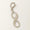 Load image into Gallery viewer, Infinity Diamond Charm, 14k Solid Gold, Natural Diamonds, Everyday Stacking Necklace, Geometric Minimal Loop Pendant, Ready To Ship
