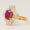Load image into Gallery viewer, Oval Ruby Diamond Ring, 14k Solid Gold, Natural Diamonds, GemstoneStatement Ring, Bold Cocktail Ring, Ready To Ship, IGI Certified

