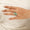 Load image into Gallery viewer, Baguette Cut Emerald Halo Diamond Ring, 14k Solid Gold, Natural Diamond, Statement Jewelry, Cocktail Ring, Bypass Leaf Ring, Open Wrap Ring
