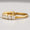 Load image into Gallery viewer, Eternity Wedding Band, 14k Solid Gold, Natural Diamonds, Engagement Stack, Bridal Stackable Ring, Statement Prong Ring, Gift For Her
