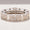 Load image into Gallery viewer, Emerald Illusion Wedding Ring, 14k Solid Gold, Baguette &amp; Round Natural Diamonds, Stackable Eternity Band, Gift For Her
