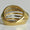 Load image into Gallery viewer, Diamond Wave Lines Band Ring, 14K Solid Gold, Natural Diamond, Two-toned Cocktail Ring, Multiple Lines  Statement Band, Gift For Her
