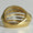 Load image into Gallery viewer, Diamond Wave Lines Band Ring, 14K Solid Gold, Natural Diamond, Two-toned Cocktail Ring, Multiple Lines  Statement Band, Gift For Her
