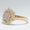 Load image into Gallery viewer, Cluster Snowflakes Diamond Ring, 14k Solid Gold, Natural Diamonds, Floral Minimalist Jewelry, Statement Cocktail Ring, Gift For Her
