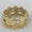 Load image into Gallery viewer, Crown Diamond Ring, 14k Solid Gold Broad Ring, Natural Diamonds, Eternity Wedding Band, Cocktail Staement Ring, Art Deco Ring,  Gift For Her
