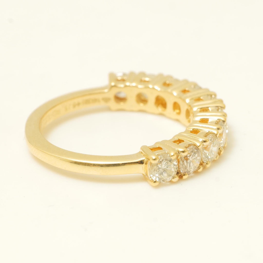 Diamond Eternity Band Ring, 14K Solid Gold, Natural Diamonds, Stacking Wedding Ring, Bridal Jewelry, Statement Promise Ring, Gift For Her