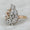 Load image into Gallery viewer, Leaves Cluster Diamond Ring, 14k Solid Gold, Natural Diamonds, Bridal Floral Jewelry, Cocktail Diamond Ring, Statement Jewelry, Gift For Her
