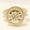 Load image into Gallery viewer, Halo Cluster Diamond Ring, 14K Solid Gold, Illusion Setting Ring, Natural Diamonds, Dual Tone Statement Ring, Broad Band Ring, Gift for Her
