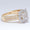 Load image into Gallery viewer, Floral Cluster Diamond Ring, 14k Solid Gold, Natural Diamonds, Two-Toned Pave Ring, Engagement Band, Wedding Bridal Jewelry, Gift For Her
