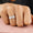 Load image into Gallery viewer, Cluster Diamond Band, 14k Solid Gold, Natural Diamonds, Illusion Setting, Wedding Jewelry, Statement Ring, Cocktail Band, Gift for Her
