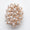 Load image into Gallery viewer, Pear &amp; Marquise leaves Diamond Ring, 14k Solid Gold, Natural Diamonds, Cocktail Halo Ring, Two Toned  Cluster Statement Ring, Gift for her

