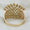 Load image into Gallery viewer, Crown Diamond Ring, 14k Solid Gold, Natural Diamonds, Pear Drop Broad Cocktail Ring, Bridal Jewelry, Statement Jewelry, Gift For Her
