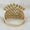 Load image into Gallery viewer, Crown Diamond Ring, 14k Solid Gold, Natural Diamonds, Pear Drop Broad Cocktail Ring, Bridal Jewelry, Statement Jewelry, Gift For Her
