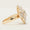 Load image into Gallery viewer, Flower Cluster Diamond Ring, 14k Solid Gold, Baguette Cocktail Ring, Natural Diamonds, Illusion Setting, Statement Jewelry, Gift For Her
