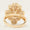 Load image into Gallery viewer, Flower Cluster Diamond Ring, 14k Solid Gold, Baguette Cocktail Ring, Natural Diamonds, Illusion Setting, Statement Jewelry, Gift For Her
